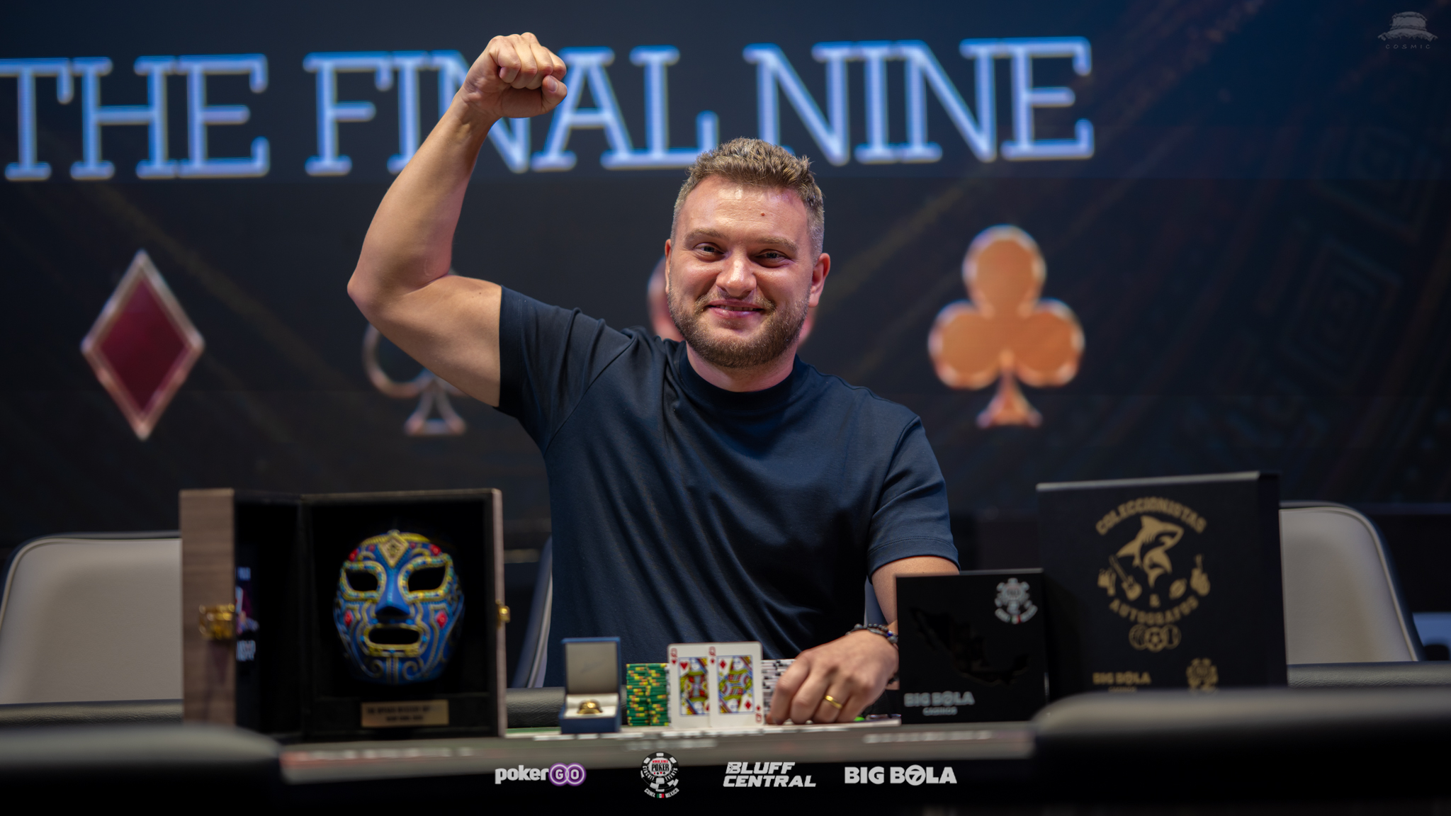 Use les arrebató a los locales el primer anillo del WSOP-C México