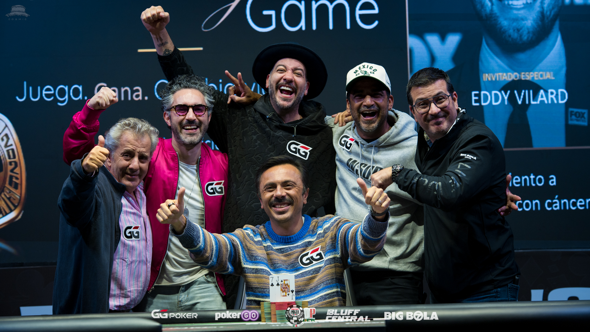 Las celebridades tuvieron su torneo en el WSOP-C México en una muestra de que el poker también puede apuntarle a un propósito social